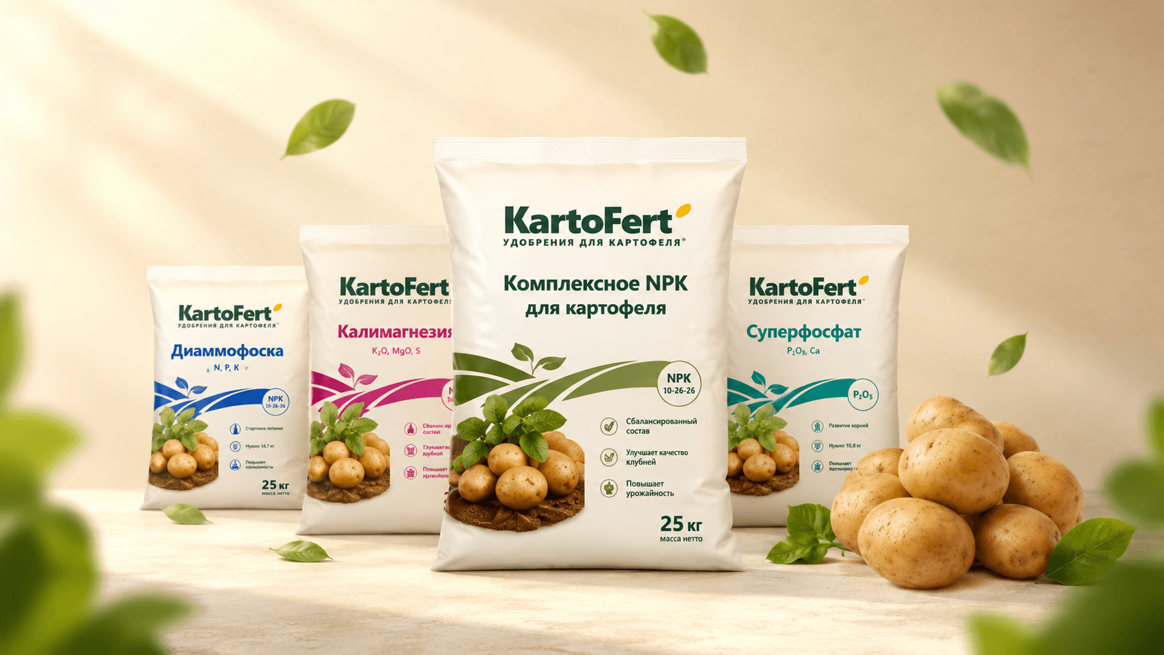 Удобрения KartoFert для картофеля