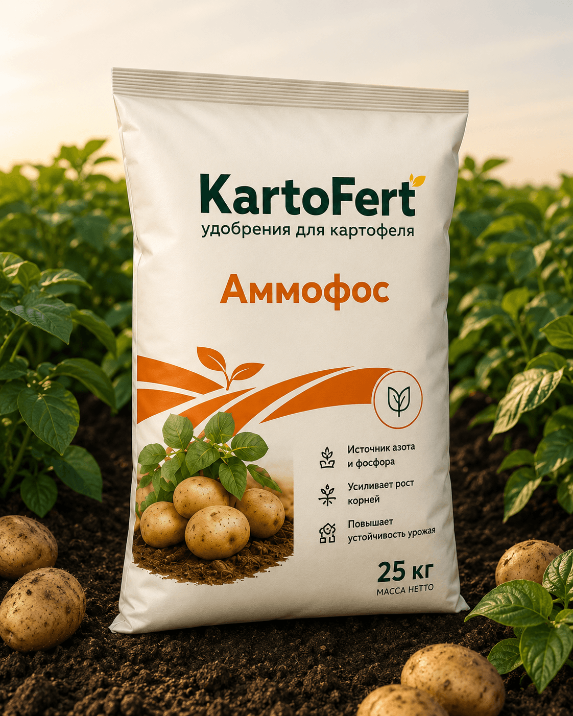 Аммофос: Задняя сторона