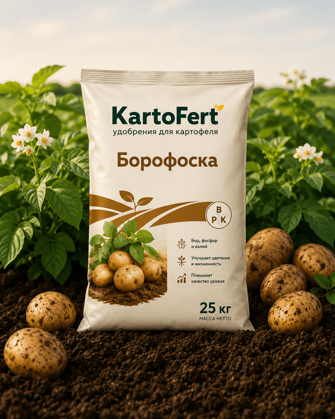 Борофоска: Задняя сторона