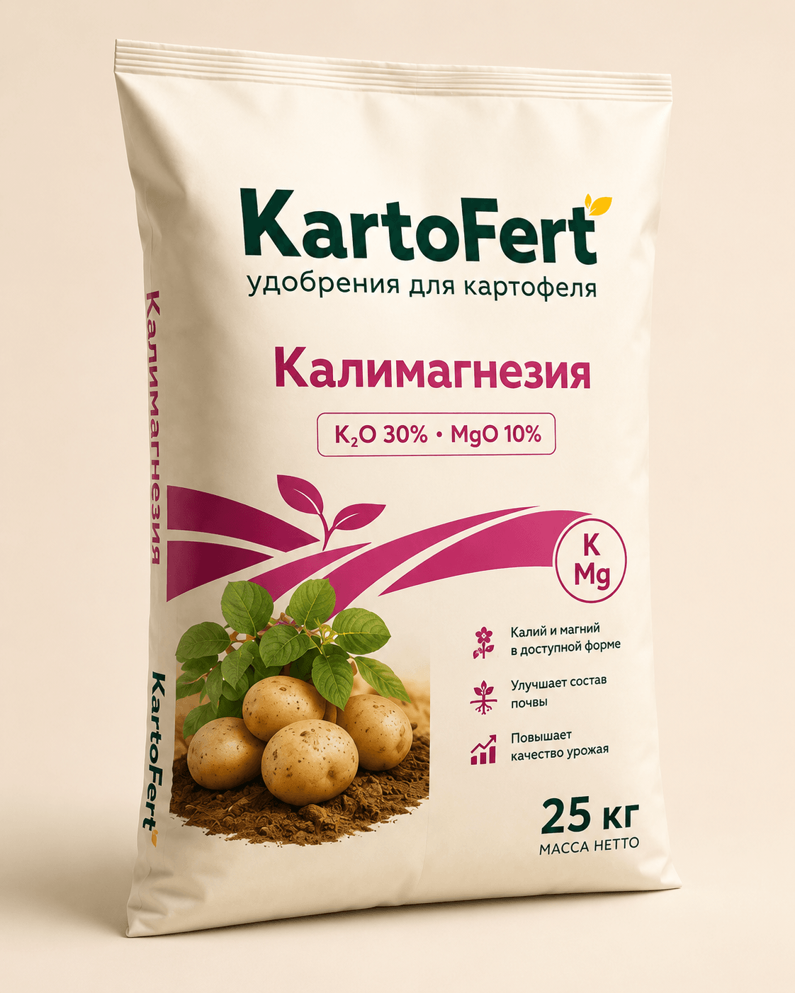 Калимагнезия: Боковой ракурс
