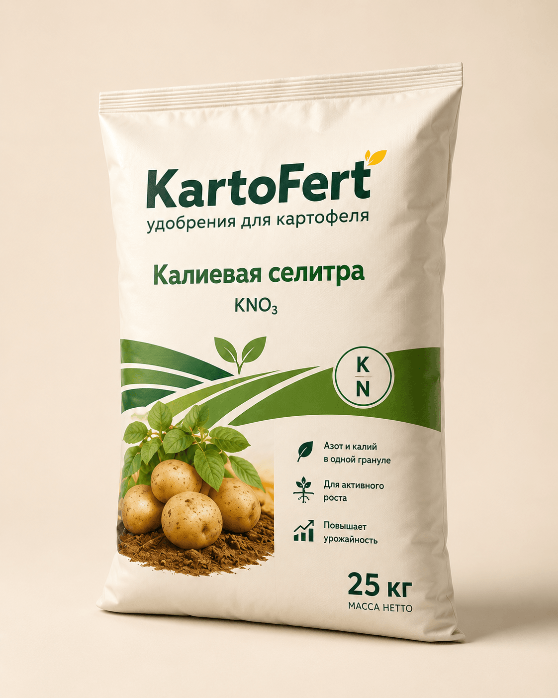 Калиевая селитра: Боковой ракурс